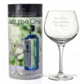 custom 300ml clear balloon gin glasses cup